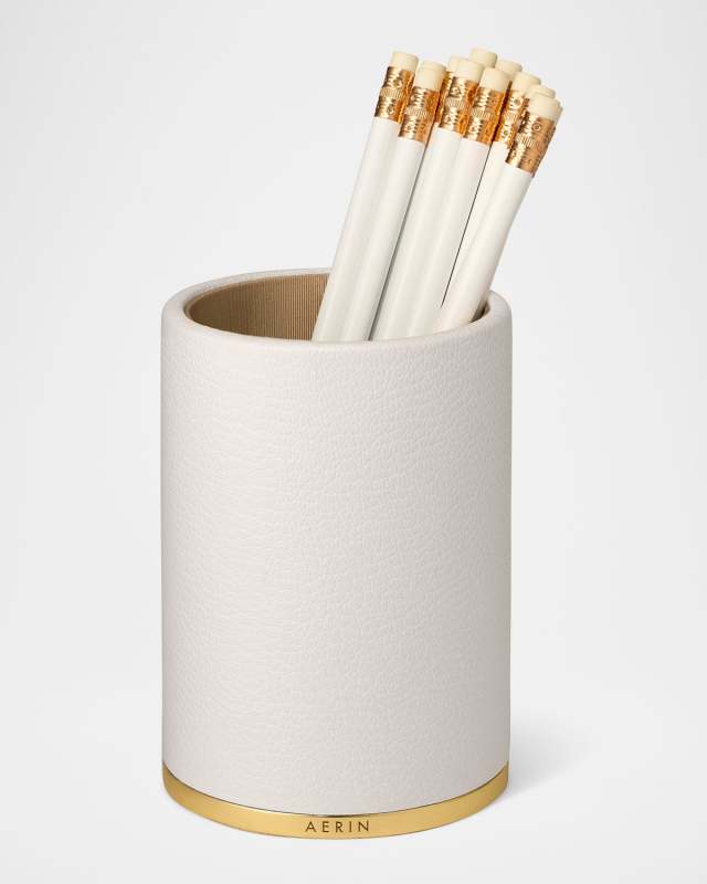 Piero Leather Pencil Cup